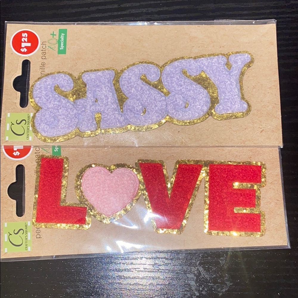 Sassy and Love Peel & Stick Patches